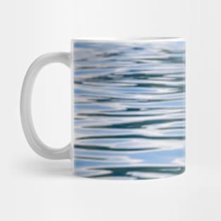 Blue Calm Dreamy Ocean Water Surface Tranquil Sea Waves Mug